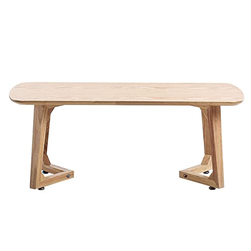 HTYUKFDG Couchtisch aus Eiche, rechteckiger niedriger Tisch im japanischen Stil mit abgeschrägten Holzfüßen in V-Form, Fenstertisch im chinesischen Stil für Wohnzimmerbalkon HTYUKFDG Couchtisch aus Eiche, rechteckiger niedriger Tisch im japanischen Stil mit abgeschrägten Holzfüßen in V-Form, Fenstertisch im chinesischen Stil für Wohnzimmerbalkon von HTYUKFDG
