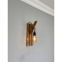 Bauernhaus Wandlampe Für Wohnkultur, Rustikale Holzwandleuchte, Wohnkultur Beleuchtung von HTalldesign