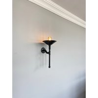 Schwarze Industrielle Wandleuchte, Steampunk Wandlampe Für Wohnkultur, Rustikale Beleuchtung Wanddekor von HTalldesign