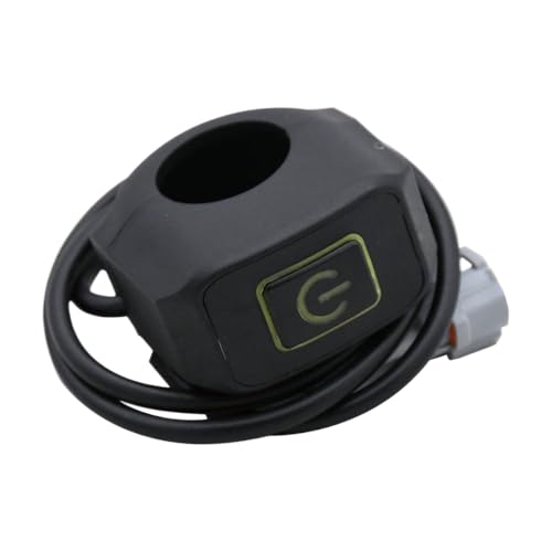 22mm Motorrad -Scheinwerferschalter LED Light Control kompatibel mit X S Sting Electric Bike Models Aftermarket Ersatz(Gelb) von HToQaCx