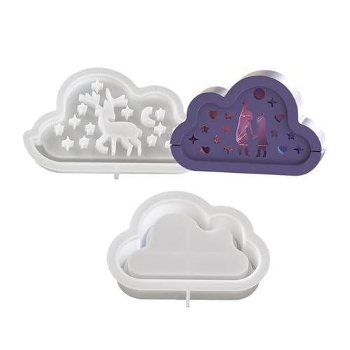 1 Set Cloud Silhouettes Lampe Silikonform Kreatives Geschenk Für Handwerk Und Romantik Häuser Dekore Projekte von HUAANYA