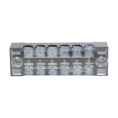 3/4/5/6/8 Position feste Verdrahtungsplatine zweireihige Streifen Klemmen Blockverbinder Kabel Barriere Block Terminals Strips von HUAANYA
