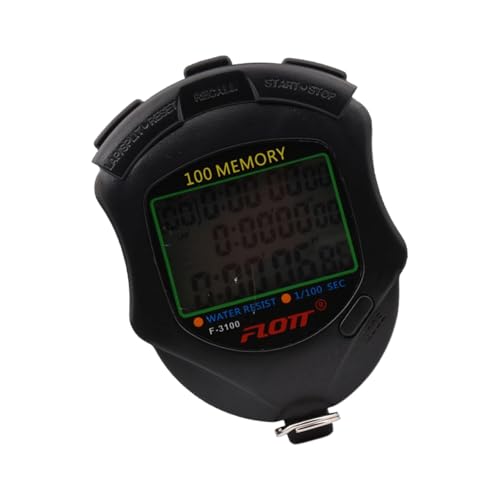 30.01.60/100 RAP Speicher Memory Timer Stoppbeobachter Digitaler Stoppbeobachter Multifunktionaler Stopps Für Schwimmtrainingstraining Athletic Coaching Timer von HUAANYA