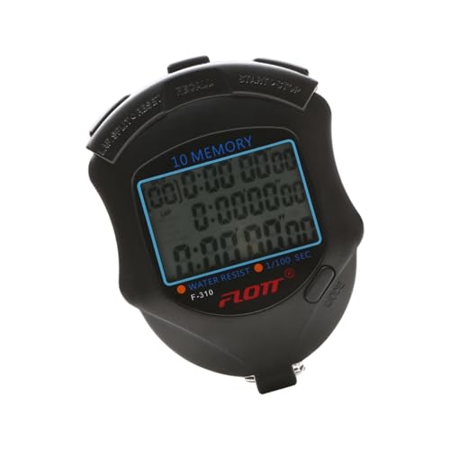 30.01.60/100 RAP Speicher Memory Timer Stoppbeobachter Digitaler Stoppbeobachter Multifunktionaler Stopps Für Schwimmtrainingstraining Athletic Coaching Timer von HUAANYA