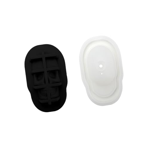 3D Schädelkopfform Eiswürfel Form von HUAANYA