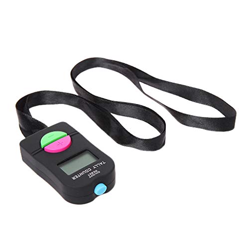 Digital Hand Tally Counter Electronic Manual Clicker Fitness Gymnastikhandschalter von HUAANYA