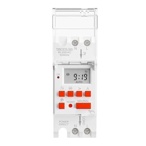 Digital Timer Control Switches Mit LCD Display Digital Time Controller Einfache Installation Für Ein Effizientes Stromverwaltung von HUAANYA