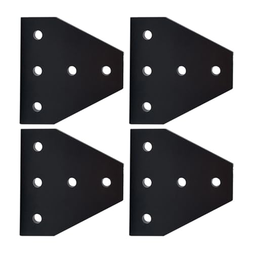 HUAANYA 4pcs Industrial 5 Loch 90 Grad Gelenkplattenplatte Eckhalterung Verbindungsgelenk Eckhalterung Ersatz T Form T Form Eckhalterung Aluminium Profilanschluss HUAANYA 4pcs Industrial 5 Loch 90 Grad Gelenkplattenplatte Eckhalterung Verbindungsgelenk Eckhalterung Ersatz T Form T Form Eckhalterung Aluminium Profilanschluss von HUAANYA