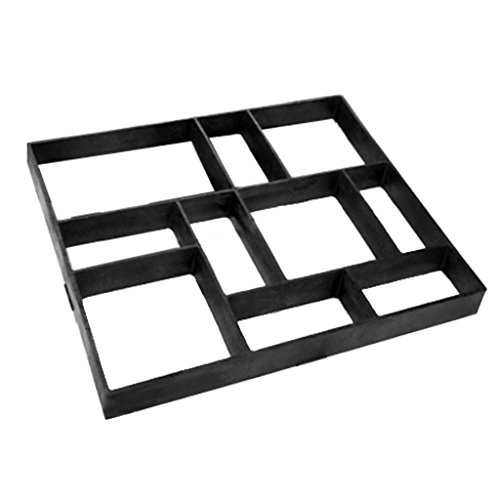HUAANYA Garten Plastik Fahrt Wege Pflasterstufe Steintstein Maker Zementform 10 GRIDS von HUAANYA
