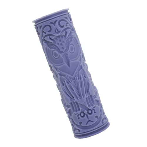 HUAANYA Tonfliesen Roller Ton Textur Roller Handgefertigtes Keramik Werkzeug Vogelmuster Rolling Pin Roller Für Keramikprojekte Tontextur Roller Clay Fliesen Roller Keramikdruckrolle Für Keramik von HUAANYA