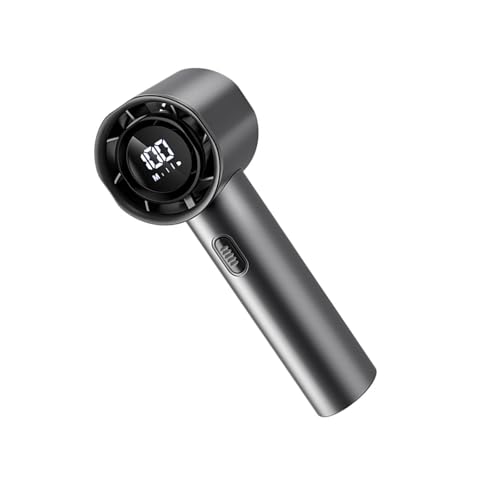 HUAANYA Tragbarer Handheld Hochgeschwindigkeitskühlungslüftergeschwindigkeit Verstellbarer Kühlventilator Lüfter Wiederaufladbares Klappventilator Für Camping Freien Camping Outdoor Camping HUAANYA Tragbarer Handheld Hochgeschwindigkeitskühlungslüftergeschwindigkeit Verstellbarer Kühlventilator Lüfter Wiederaufladbares Klappventilator Für Camping Freien Camping Outdoor Camping von HUAANYA