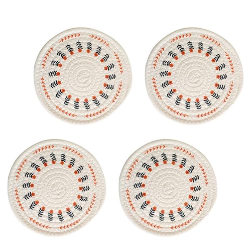 Handgefertigte Wärmeisolierung Dining Accessoires Dekorative Runde Kissen Placemat Natürliche Handgewebte Tischgeschirrmatten von HUAANYA