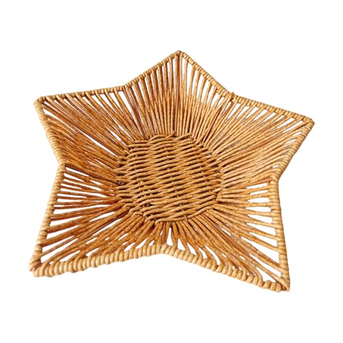 Mehrzweck Imitation Rattan Star Geformtem Korb Effiziente Schreibtischkupplern Management Tool Desktop Snacks Mehrzweck Imitation Rattan Star Geformtem Korb Effiziente Schreibtischkupplern Management Tool Desktop Snacks von HUAANYA