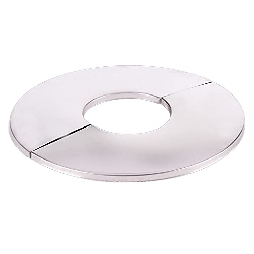 Selbstklebende Wand Split Flansch Escutcheon Abdeckplatte Duschhahn Dekorative Abdeckung Chrom Finish Edelstahl Selbstklebende Wand Split Flansch Escutcheon Abdeckplatte Duschhahn Dekorative Abdeckung Chrom Finish Edelstahl von HUAANYA