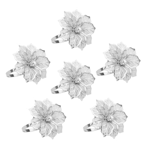 Set Von 6 Eleganten Alloy Servietteninhabern Mit Strasssteinen Detail Für Hochzeitspartys Feiertage Und Besondere Veranstaltung Set Von 6 Eleganten Alloy Servietteninhabern Mit Strasssteinen Detail Für Hochzeitspartys Feiertage Und Besondere Veranstaltung von HUAANYA