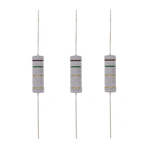 HUABAN 10 Stück 5W 5 Watts 1R5 1.5 Ohm 5% Metalloxid Filmwiderstand von HUABAN