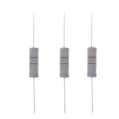HUABAN 10 Stück 5W 5 Watts 43K 43K Ohm 5% Metalloxid Filmwiderstand von HUABAN