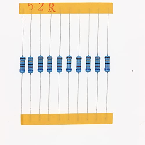 HUABAN 100 Stücke 0.5 Watts 1/2W 62R 62 Ohm 1% Metallfilmwiderstand von HUABAN