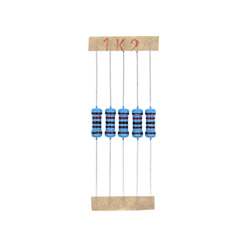 HUABAN 100 Stücke 1 Watts 1W 1K2 Ohm 1% Metallfilmwiderstand von HUABAN