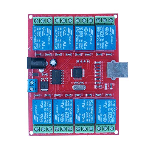 HUABAN 12 V 8 Kanal USB Relaismodul Computer Control Switch Drive Free für Smart Controller HUABAN 12 V 8 Kanal USB Relaismodul Computer Control Switch Drive Free für Smart Controller von HUABAN