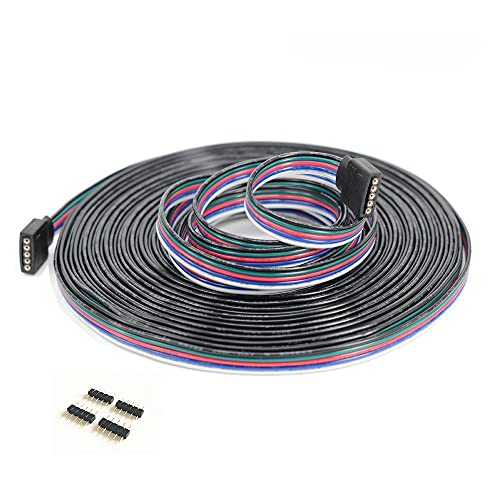 10m LED RGBW-Strip 5 pin LED Verlängerungskabel LED Streifen Verbinder Verlängerung Anschluss Verteiler Kabel für 5 polig RGBW 5050 LED Streifen Licht von HUABLUE