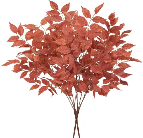 HUAESIN 2PCS Herbstzweige Künstliche Eukalyptus Deko Zweige Herbst Kunstpflanze Wie Echt Herbstblätter Herbstdeko Zweige Kunstzweige Künstliche Blätter Herbst für Halloween Deko Thanksgiving Party HUAESIN 2PCS Herbstzweige Künstliche Eukalyptus Deko Zweige Herbst Kunstpflanze Wie Echt Herbstblätter Herbstdeko Zweige Kunstzweige Künstliche Blätter Herbst für Halloween Deko Thanksgiving Party von HUAESIN
