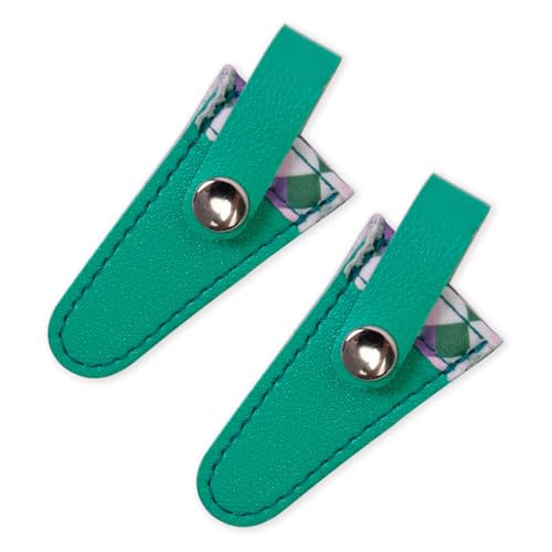 2 x farbige Gitterscheren, Schutzhüllen, Sticketui, tragbares Trimmwerkzeug zum Schutz 2 x farbige Gitterscheren, Schutzhüllen, Sticketui, tragbares Trimmwerkzeug zum Schutz von HUAJINGKEJI