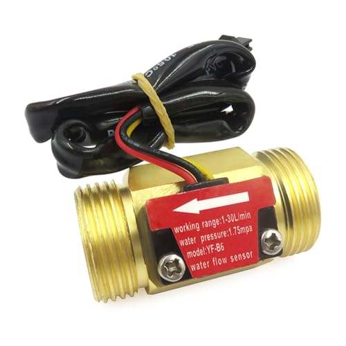 3/4 Wasserströme Sensoren Messsensoren Für Die Industrielle Kontrolle Flüssigkeit Zirkulieren DC3.5V-24 V 1-30 L/min Wassermesserzähler von HUAJINGKEJI