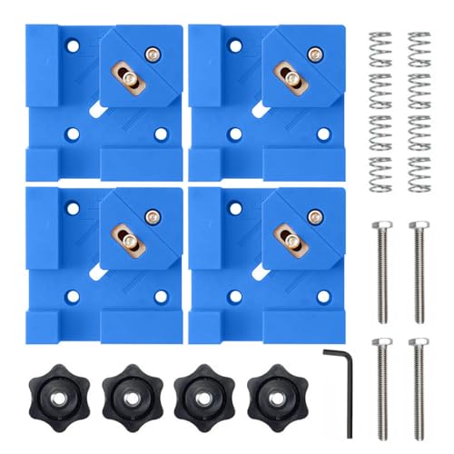 4 Stück Genauigkeit Holzklemmen Kastengelenk Klemmsysteme Handklemme für Schrankmontage Quadratische Eckausrichtung Taschenloch Tischlerklemmen von HUAJINGKEJI
