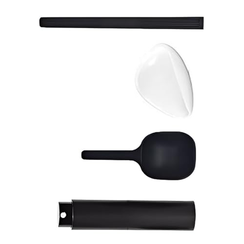 Ergonomisches Kaffeeproben-Display-Tablett, Rührlöffel-Set, rutschfestes Design, einfache Reinigung, Küchenhelfer, Dosierbecher, Präzisionsskala mit Messschale von HUAJINGKEJI