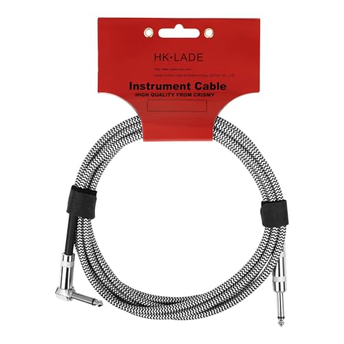 Gitarren-Verstärker-Kabel, 6,5 mm auf 6,5 mm, Stereo-Gitarrenkabel für Studio-Monitore, E-Gitarre, Keyboard-Mixer von HUAJINGKEJI