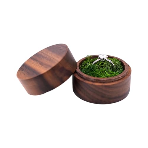 HUAJINGKEJI Holz Ringe Vitrine Schmuck Organizer Aufbewahrungskiste Hochzeit Box für Antrag Verlobung Jahrestag Hochzeit Box HUAJINGKEJI Holz Ringe Vitrine Schmuck Organizer Aufbewahrungskiste Hochzeit Box für Antrag Verlobung Jahrestag Hochzeit Box von HUAJINGKEJI