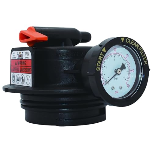 HUAJINGKEJI Manuelle Luftentlastung DEX2420MAR2 mit Manometer-Textur für Pool zur Verbesserung von HUAJINGKEJI