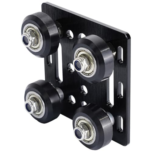 Hochpräzise V-Gantry-Platten-Rad, Aluminium-Riemenscheibensysteme für 2020-V-Schlitz-Extrusion für Drucker, Automatisierungsgeräte, Drucker, V-Rad von HUAJINGKEJI