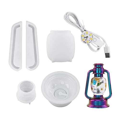 Kreative Harz-Lampenform, Kristall, Epoxidharz, Bastelwerkzeug, flexible Silikonformen für Nachtlicht-Dekoration und Heimhandwerk, Camping, Licht, Silikonharz-Formen von HUAJINGKEJI