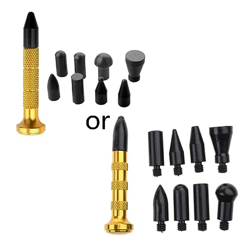Lackless Dent Repair Kit Metal Metal Tap Down Für W/Multiheads Tipps Entfernungswerkzeuge Und Kunststoff M Tippen Sie Mit Multiheads Tipps Entfernungswerkzeuge Und Kunststoff Gemacht. von HUAJINGKEJI