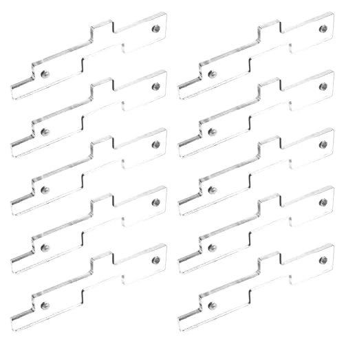 Messblock für Fräsmaschinen, Acryl, für Fräsmaschinen, schnelle Höhenverstellung, Werkzeug, Tischsäge, Ausrichtungsset, 10 Stück von HUAJINGKEJI