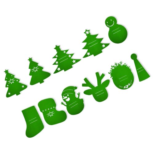 Weihnachtsbesteck Set und Tischset Festival Esszimmer Zubehör Polyester Tisch Gedeck für Familientreffen Dekoratives Weihnachtsbesteck Zubehör von HUAJINGKEJI