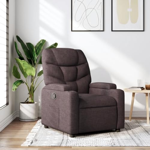 HUAKEHOM Relaxsessel Sessel mit Liegefunktion Fernsehsessel Verstellbare Rückenlehne Liegesessel Ruhesessel Polstersessel Dunkelbraun Stoff HUAKEHOM Relaxsessel Sessel mit Liegefunktion Fernsehsessel Verstellbare Rückenlehne Liegesessel Ruhesessel Polstersessel Dunkelbraun Stoff von HUAKEHOM