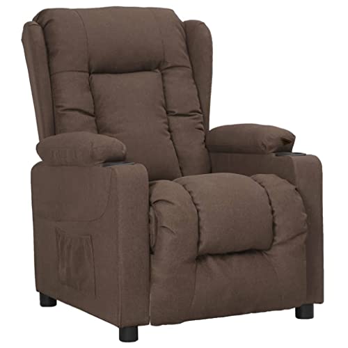 HUAKEHOM Relaxsessel Verstellbarer Sessel mit 2 Getränkehaltern Fernsehsessel mit Liegefunktion Liegesessel Polstersessel Taupe Stoff HUAKEHOM Relaxsessel Verstellbarer Sessel mit 2 Getränkehaltern Fernsehsessel mit Liegefunktion Liegesessel Polstersessel Taupe Stoff von HUAKEHOM