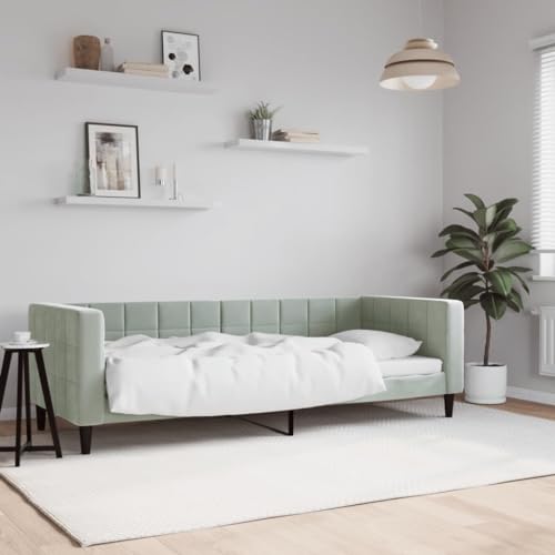 HUAKEHOM Tagesbett Gästebett ohne Matratze Bettsofa Schlafsofa für Schlafzimmer Wohnzimmer Bettgestell Lattenrost Sofa Modern Hellgrau 80x200 cm Samt HUAKEHOM Tagesbett Gästebett ohne Matratze Bettsofa Schlafsofa für Schlafzimmer Wohnzimmer Bettgestell Lattenrost Sofa Modern Hellgrau 80x200 cm Samt von HUAKEHOM