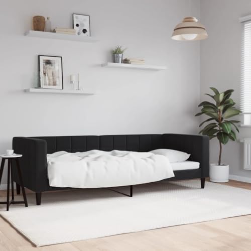 HUAKEHOM Tagesbett Gästebett ohne Matratze Bettsofa Schlafsofa für Schlafzimmer Wohnzimmer Bettgestell Lattenrost Sofa Modern Schwarz 80x200 cm Samt HUAKEHOM Tagesbett Gästebett ohne Matratze Bettsofa Schlafsofa für Schlafzimmer Wohnzimmer Bettgestell Lattenrost Sofa Modern Schwarz 80x200 cm Samt von HUAKEHOM