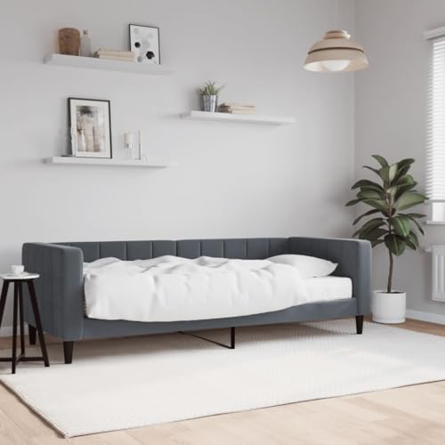 HUAKEHOM Tagesbett Sofabett Ausziehbar mit Matratzen Gästebett Schlafsofa für Schlafzimmer Wohnzimmer Sofa Ausziehbett Dunkelgrau 80x200 cm Samt HUAKEHOM Tagesbett Sofabett Ausziehbar mit Matratzen Gästebett Schlafsofa für Schlafzimmer Wohnzimmer Sofa Ausziehbett Dunkelgrau 80x200 cm Samt von HUAKEHOM