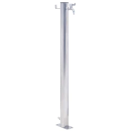 HUAKEHOM Wassersäule für den Garten Wasserhahn mit 1 Haken Gartenwassersäule für Gartenbewässerung Wasserzapfsäule Wasserzapfstelle 80 cm Edelstahl Rund HUAKEHOM Wassersäule für den Garten Wasserhahn mit 1 Haken Gartenwassersäule für Gartenbewässerung Wasserzapfsäule Wasserzapfstelle 80 cm Edelstahl Rund von HUAKEHOM