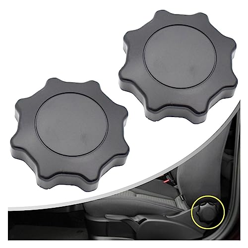 HUAKU 2-teiliger schwarzer Vordersitz-Einstellknopfgriff 1J0881671F. Passend for VW. Passend for Käfer. Passend for Bora. Passend for Polo. Passend for Golf. Passend for Passat B5. Passend for Caddy von HUAKU