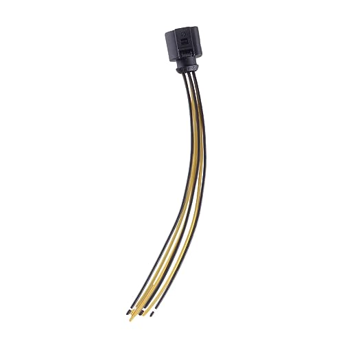 HUAKU 6-poliger Drosselklappen-Anschluss-Pigtail-Stecker 3B0973813 5N1973206 Passend for Audi Q7 A8 A3 Passend for VW Passend for Käfer Passend for EOS Passend for Golf 1J0973713 4H0973713 von HUAKU