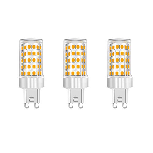 HUAMu G9 LED 10W ersetzt 80W Halogenlampen Warmweiß 3000K 86 x SMD 2835 LED G9 LED Leuchtmittel Birne AC 220-240V Nicht Dimmbar Φ22*58mm 3er-Pack von HUAMu