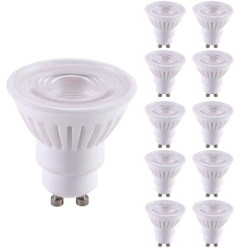 HUAMu GU10 LED Lampe 9W Ersetzt 90W Halogen, Keramikgehäuse, 2700K Warmweiß, 110° Strahlwinkel Reflektorlampen, 900 Lumen, Nicht Dimmbar, 10er Pack HUAMu GU10 LED Lampe 9W Ersetzt 90W Halogen, Keramikgehäuse, 2700K Warmweiß, 110° Strahlwinkel Reflektorlampen, 900 Lumen, Nicht Dimmbar, 10er Pack von HUAMu