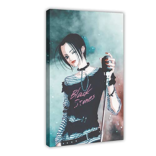 HUANGCHOU Anime-Poster Nana Osaki 19 Leinwand Poster Wandkunst Dekor Druck Bild Gemälde für Wohnzimmer Schlafzimmer Dekoration 30 x 45 cm Rahmen: von HUANGCHOU