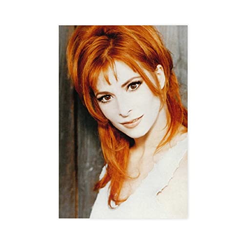 Sänger-Poster Mylene Farmer 52 Leinwand Poster Schlafzimmer Dekor Sport Landschaft Büro Zimmer Dekor Geschenk 30 × 45 cm ohne Rahmen: von HUANGCHOU